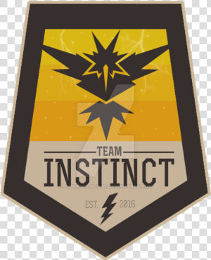 Team Instinct Logo Png   Pokemon Go Team Badges  Transparent Png