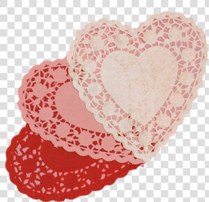 Heart Shape Paper Doilies  HD Png Download