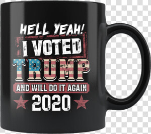 I Voted Trump And Will Do It Again 2020 President Mug   Beer Stein  HD Png Download