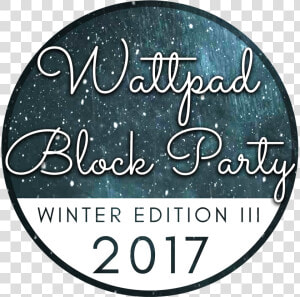 Wattpad Block Party Winter Edition Iii Sticker  HD Png Download