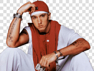 Sitting Eminem   Eminem Transparent  HD Png Download