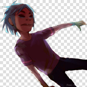  gorillaz   2d   fanart   Gorillaz 2d Fan Art  HD Png Download