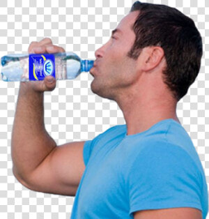 Pure Drinking Water Png   Drinking A Water Bottle  Transparent Png