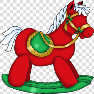 Vintage Caballitos De Madera   Christmas Rocking Horse Clipart Printable  HD Png Download