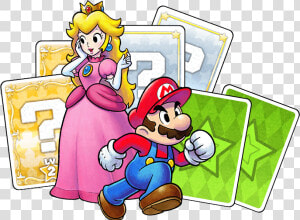 Our Trio Of Heroes   Mario And Luigi Paper Jam Battle Cards  HD Png Download