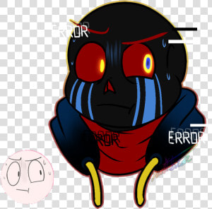 Error Sans Фото   Undertale Error Sans Face  HD Png Download