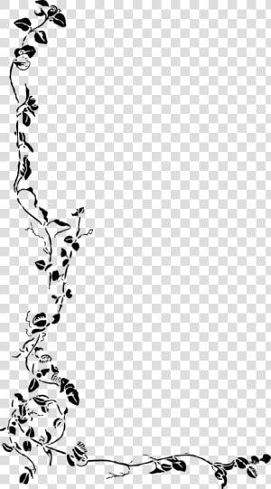 Floral Garland Clip Arts   Flores Blanco Y Negro  HD Png Download