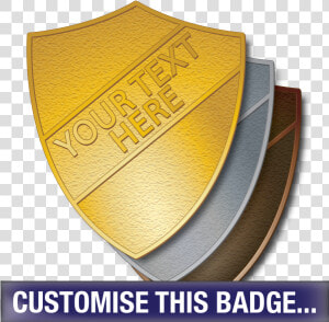 Personalised Metal Shield Badge By School Badges Uk  HD Png Download