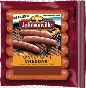 Johnsonville Beddar W Cheddar Sausage  HD Png Download