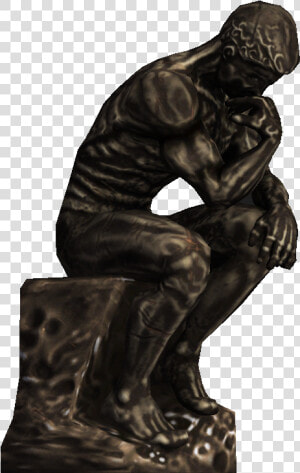 Transparent The Thinker Png  Png Download