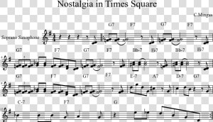 Nostalgia In Time Square Score  HD Png Download