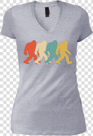 Bigfoot Silhouette Retro Pop Art Sasquatch Graphic   Pot Head Shirt  HD Png Download