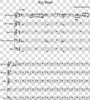 Meme Alto Sax Sheet Music  HD Png Download