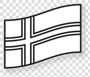 Transparent Flag Clipart Black And White   Norwegian Flag Icon White And Black  HD Png Download