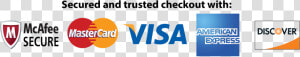 Secure And Trusted Checkout  HD Png Download