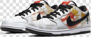 Image Of Nike Sb   Nike Sb Dunk Low Raygun Tie Dye White  HD Png Download