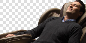 Navitas Sleep Massage Chair   Man Sleep On Chair  HD Png Download