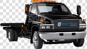 Uvl Flat Bed Truck Mock Up Black   2006 Gmc Topkick Stereo  HD Png Download