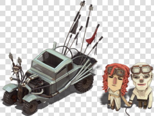 Mad Max Nux Car 3d Illustration Capable Nux Iso Fanart   Snow Blower  HD Png Download