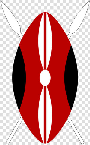 Kenya Shield And Spear  HD Png Download