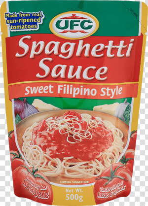 Transparent Spagetti Png   Ufc Spaghetti Sauce Sweet Filipino Style  Png Download