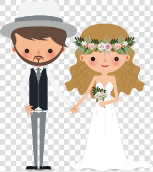 ♥ Tube Mariage  Mariés Png  Dessin ♥ Verheiratet Png   Western Wedding Cartoon  Transparent Png