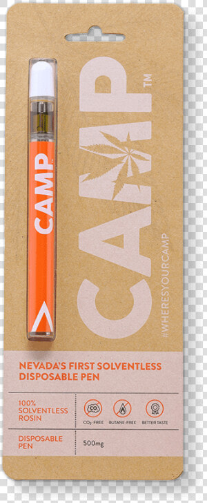 Happy Camper Disposable Vape Pen   Marking Tools  HD Png Download