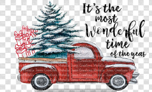 It  39 s The Most Wonderful Time Of The Year Truck  HD Png Download