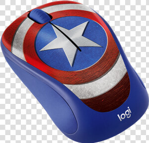 Disney Marvel Collection   Captain America Logitech Mouse  HD Png Download