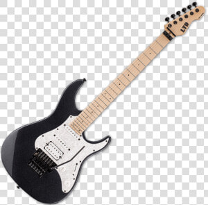 Esp Ltd Sn 200fr Electric Guitar In Charcoal Metallic    Fender Standard Stratocaster Mn Black  HD Png Download