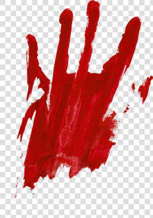 Blood Stained Hand Transparent   Blood Hand Print Png  Png Download