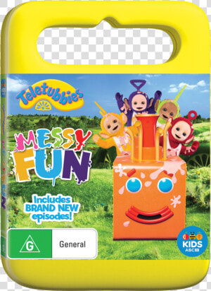 Transparent Dvd Player Clipart   Teletubbies Dvd Messy Fun  HD Png Download