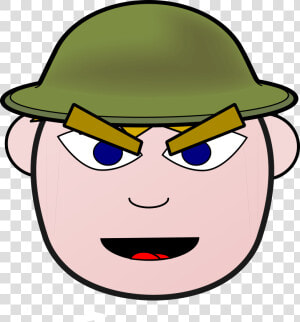 Angry Soldier Boy Clip Arts   Angry Soldier Clipart  HD Png Download