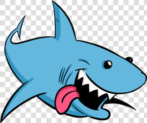 Shark Animation Drawing Cartoon Clip Art   Cute Shark Clipart  HD Png Download