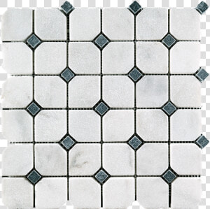 Bianco Perla Black Marble Hexagon Mosaic   Tile  HD Png Download