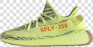 Yeezy Boost 350 V2 Semi Frozen   Yeezy V2 Yellow Tint  HD Png Download