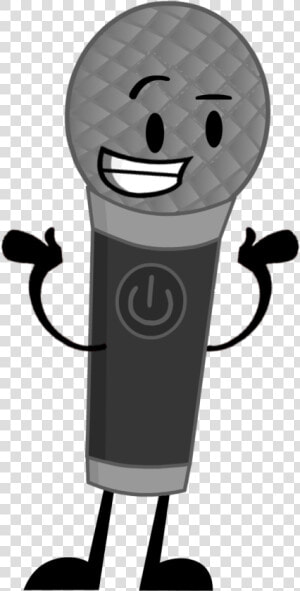 Microphone Clipart Black Object   Inanimate Insanity Microphone  HD Png Download