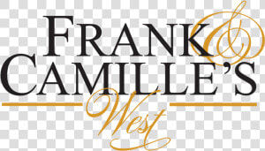 Frank  amp  Camilles Vlogo Black amp gold   Calligraphy  HD Png Download