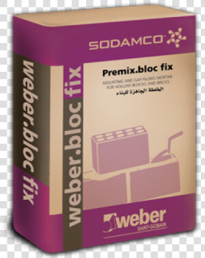 Weber   Bloc fix   Weber Premix Src S  HD Png Download