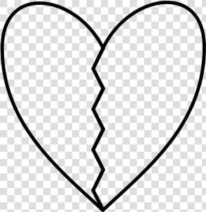 Drawing Detail Broken Heart   Heart  HD Png Download