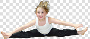 Girl Doing The Splits Png  Transparent Png