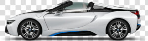 Crystal White With Blue Accent Bmw I8 Roadster   White Bmw I8 Roadster  HD Png Download