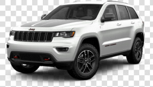 2019 White Jeep Grand Cherokee   Jeep Dodge  HD Png Download