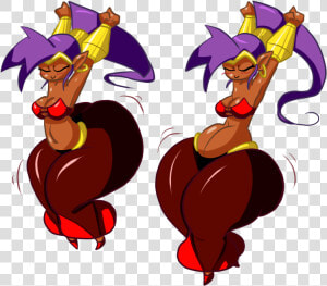 Twerkin Shantae Colored   Twerkin Shantae  HD Png Download