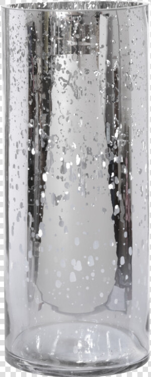 Mercury Glass Candles Png   Mercury Glass Vase Silver  Transparent Png