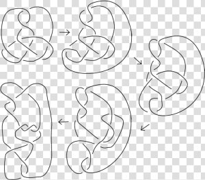 Drawing Knots Figure   Line Art  HD Png Download