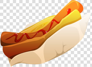 Hot Dog  Fast Food  Food  Sausage  Bun  Mustard  Snack   Lanches Desenho Cachorro Quente Png  Transparent Png