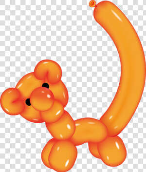 Tiger Balloon Illustration Cartoon   Beginner Easy Balloon Animals  HD Png Download