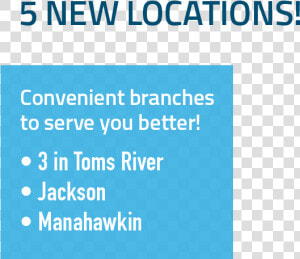 5 New Locations Convenient Branches To Serve You Better  HD Png Download