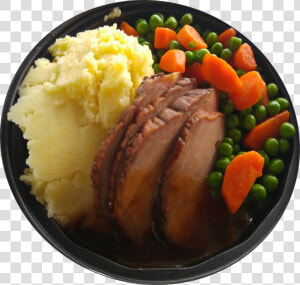 Roast Beef Dinner   Mashed Potato  HD Png Download